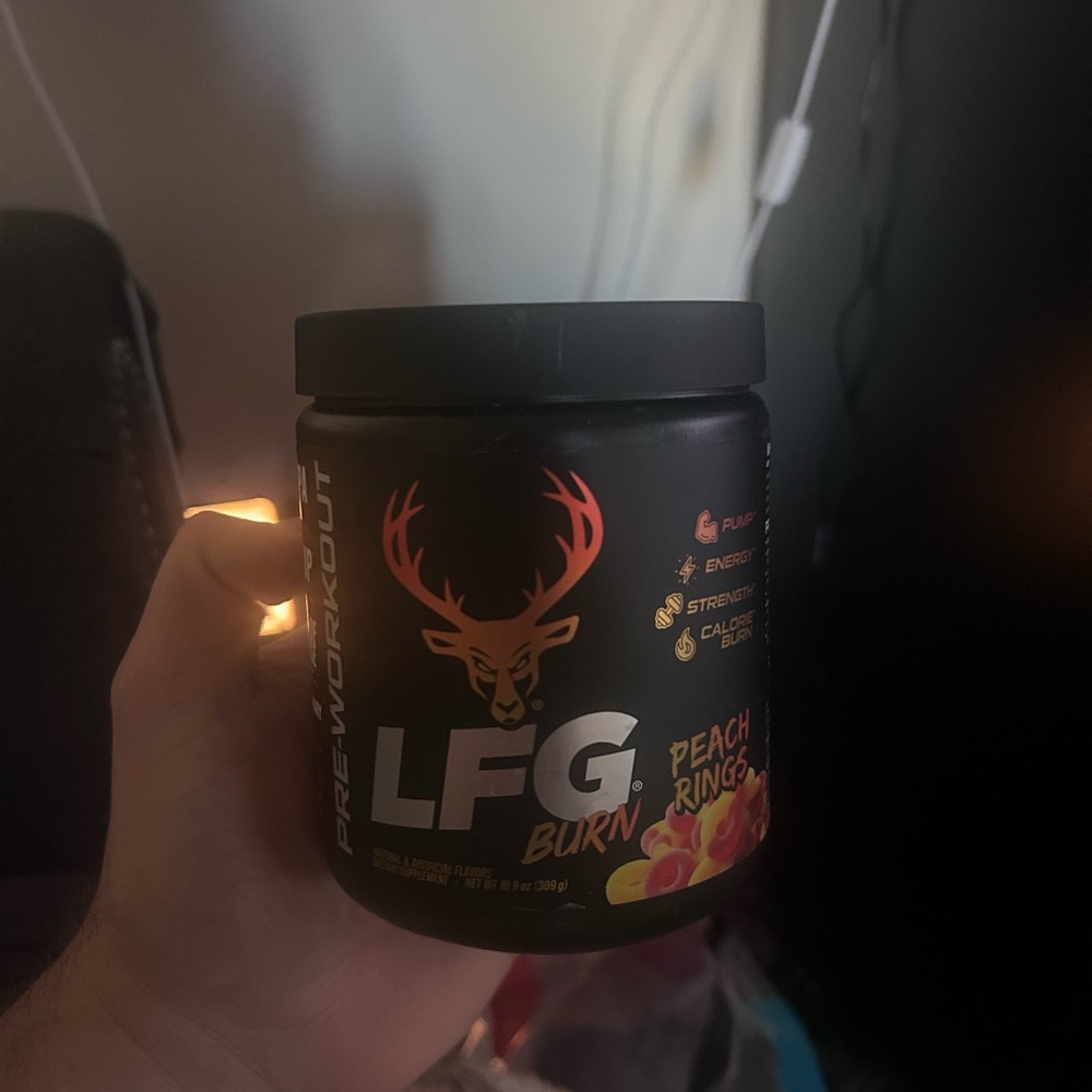Bucked Up LFG Peach Rings pre workout